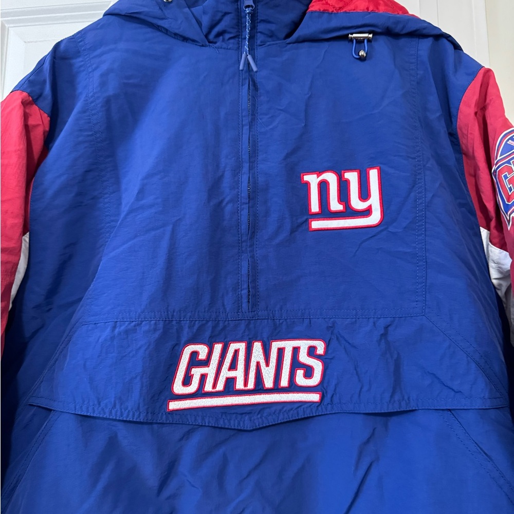 Giants Blue and Red Windbreaker Jacket - Picture 2 of 7